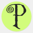 Search for alphabet p stickers Monograms
