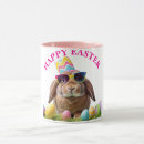 Search for pink easter egg mugs Cute bunny