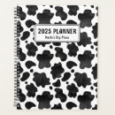 Search for cow planners Black and white