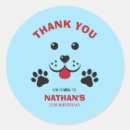 Search for blue dog paw stickers Boy