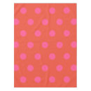 Search for pink and orange tablecloths Retro