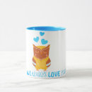 Search for owl always love you mugs Blue