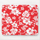 Search for red hibiscus mouse mats Hawaiian