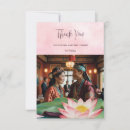 Search for indian thank you cards Lotus