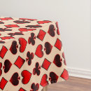 Search for playing cards tablecloths Pattern