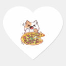 Search for funny pizza stickers Kitten