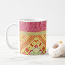 Search for red feather mugs Pattern