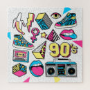 Search for stickers puzzles Illustration