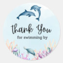 Search for swim with dolphins stickers Sea life