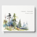 Search for pine tree guest books Watercolor