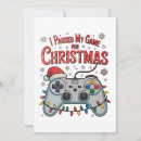 Search for gamer christmas cards Santa