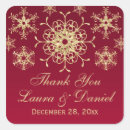 Search for gold glitter snowflake stickers Red