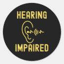 Search for impairments stickers Deaf