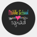 Search for middle school teacher stickers Happy