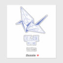 Search for japanese bird stickers Crane