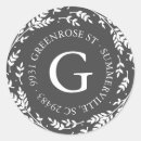 Search for rustic address stickers Modern