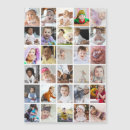Search for seasonal birth announcement cards Photo collage
