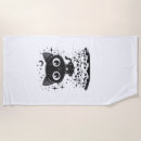 Search for goth beach towels Black