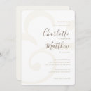 Search for champagne gold wedding invitations White