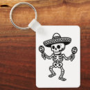 Search for dia de muertos key rings Skeleton