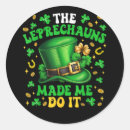 Search for leprechaun stickers St patricks day