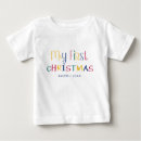 Search for first christmas baby shirts Typography