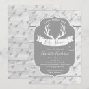 Search for deer antler baby shower invitations Country