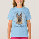 Search for german shepherd kids tshirts Alsatian
