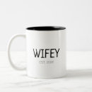 Search for engagement party mugs Wife