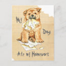 Search for wrinkled postcards Puppy