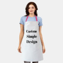 Search for simple design aprons Create your own