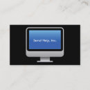 Search for monitor business cards Information