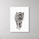 Search for black wolf canvas prints Wildlife