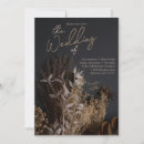 Search for dark romantic wedding invitations Rustic