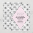 Search for polka dot wedding invitations Typography