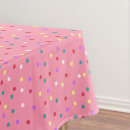 Search for pink polka dots tablecloths Colourful