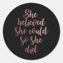 Search for she believed she could stickers Typography