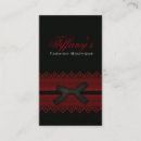 Search for hair bow business cards Cosmetologist