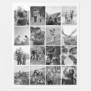 Search for black and white photo blankets Modern