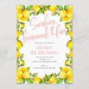 Search for lemon 1st birthday invitations Citrus