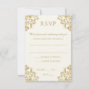 Search for rounded corners rsvp cards Gold
