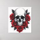 Search for alternative canvas prints Skull