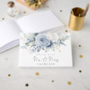 Search for dusty blue guest books Chic