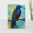 Search for bird art note cards Black