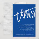 Search for royal blue and white invitations Calligraphy