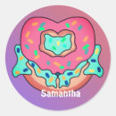Search for doughnut stickers Heart