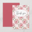 Search for pink rose thank you cards Simple