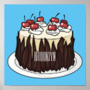 Search for cake illustration posters Dessert