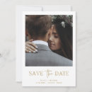 Search for modern typography save the dates Gold