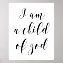 Search for i am child of god posters Inspiration